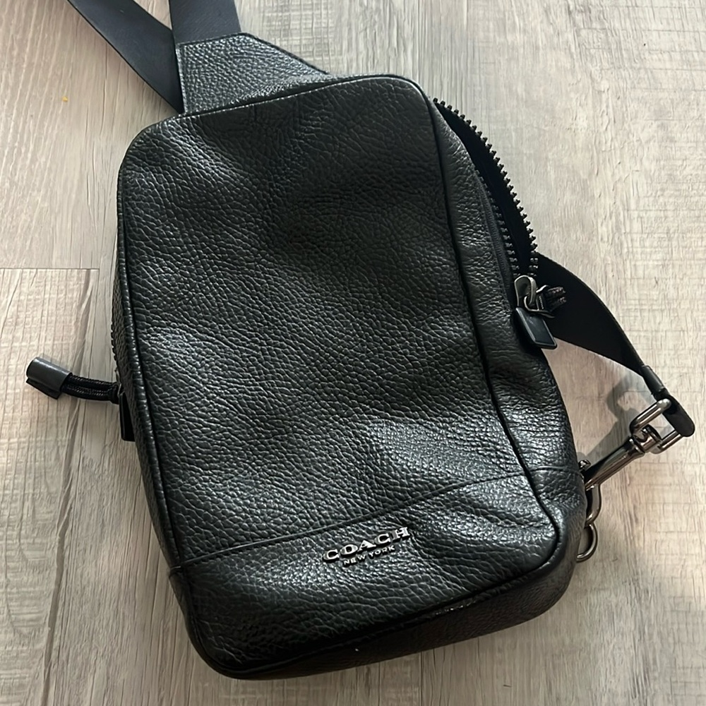 Men’s  Coach Black Satchel